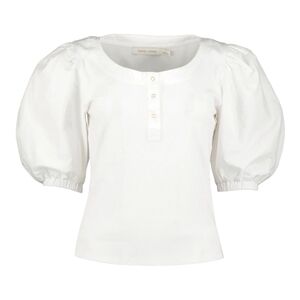 Bishop & Young Poplin Sleeve Henley White Size Small